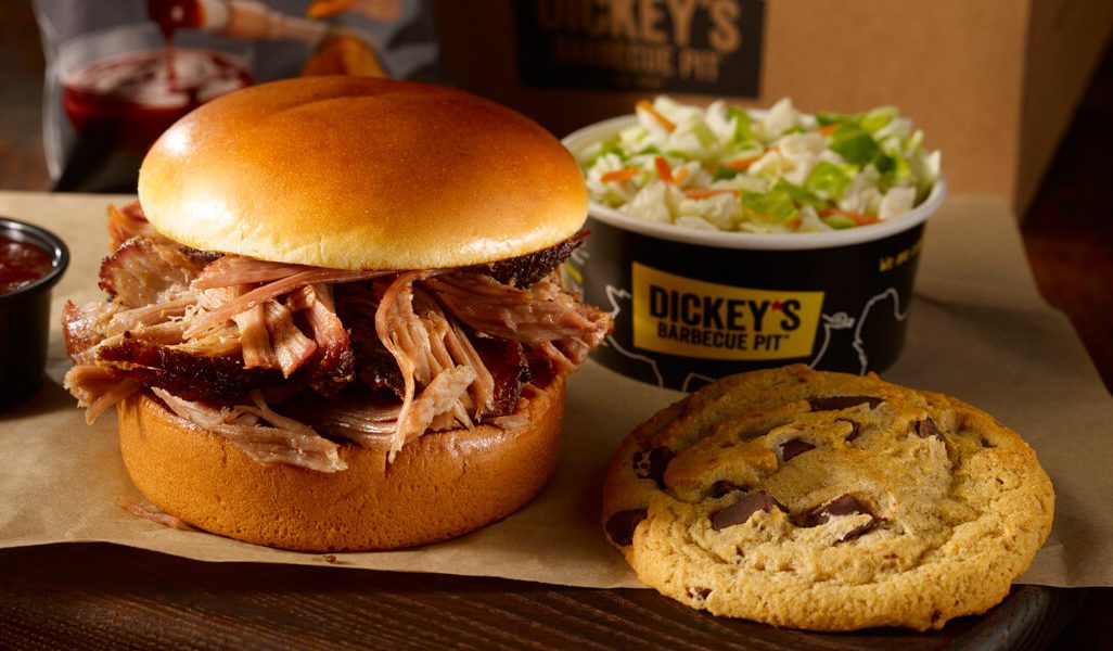 Pulled Pork Sandwich at Dickey's Barbecue Pit