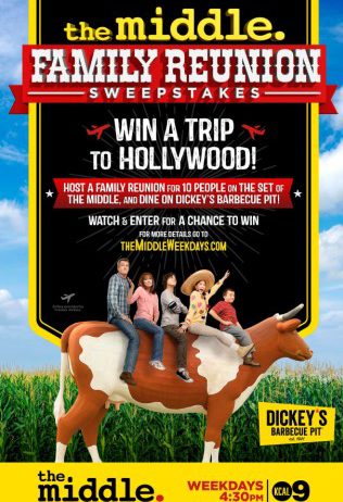 Win a Hollywood Family Reunion for Up to 10 People from Dickey’s Barbecue Pit