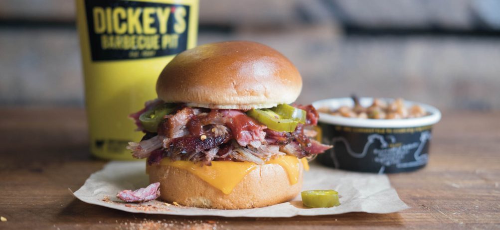 Mr. Dickey Stops by Dickey’s Barbecue Pit in Laguna Niguel for Grand Opening