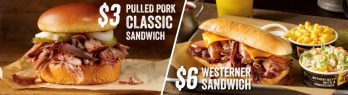 Dickey’s Barbecue Pit Offers $3 Classic Pulled Pork Sandwiches and $6 Westerners
